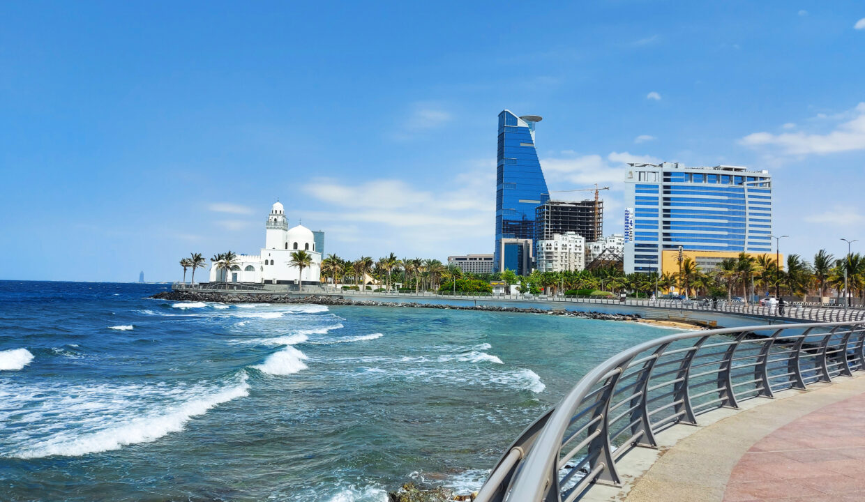 Jeddah beach - new corniche at red sea